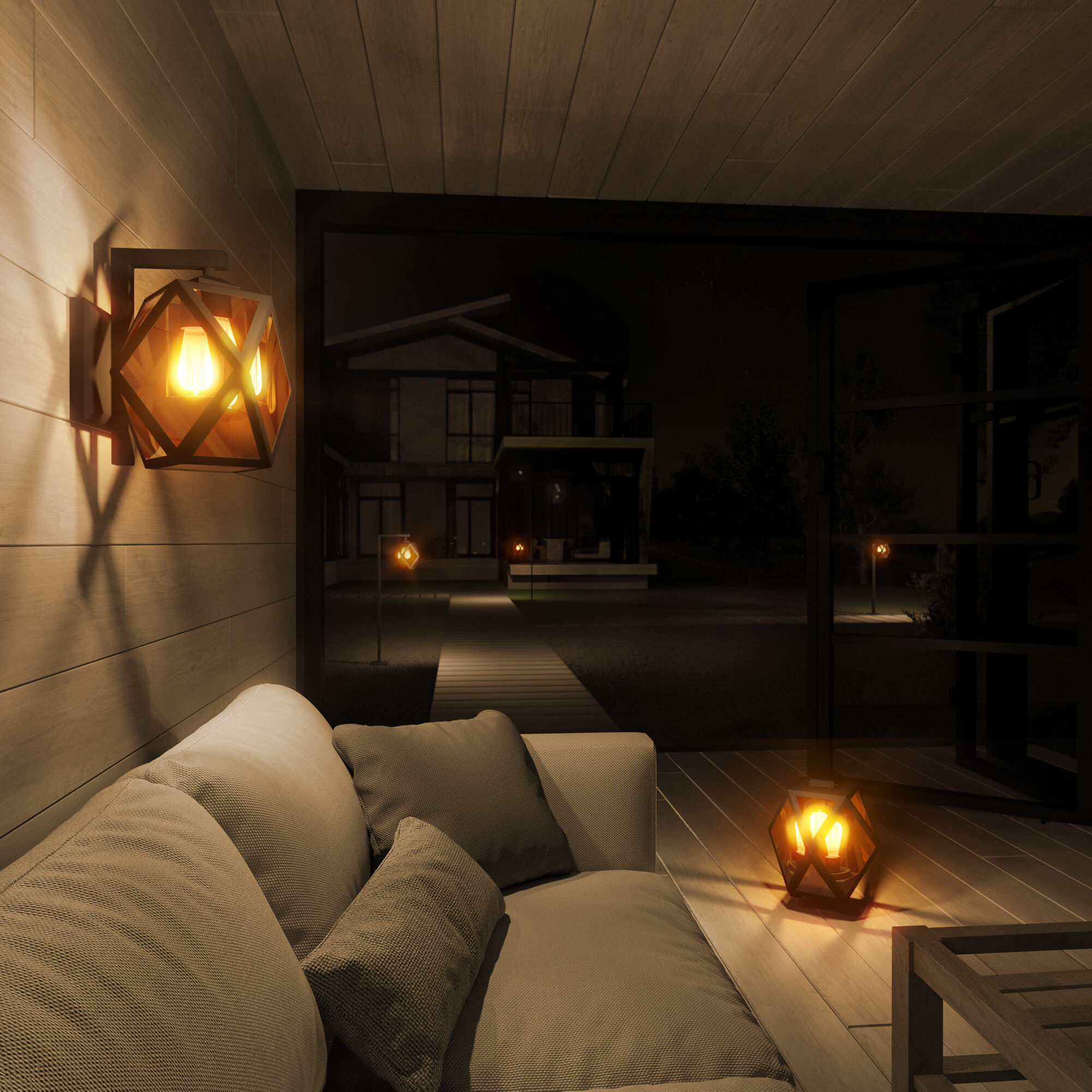 Уличный светильник Elektrostandard 35133/F черный