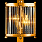 Бра Crystal Lux TADEO AP2 GOLD/TRANSPARENTE