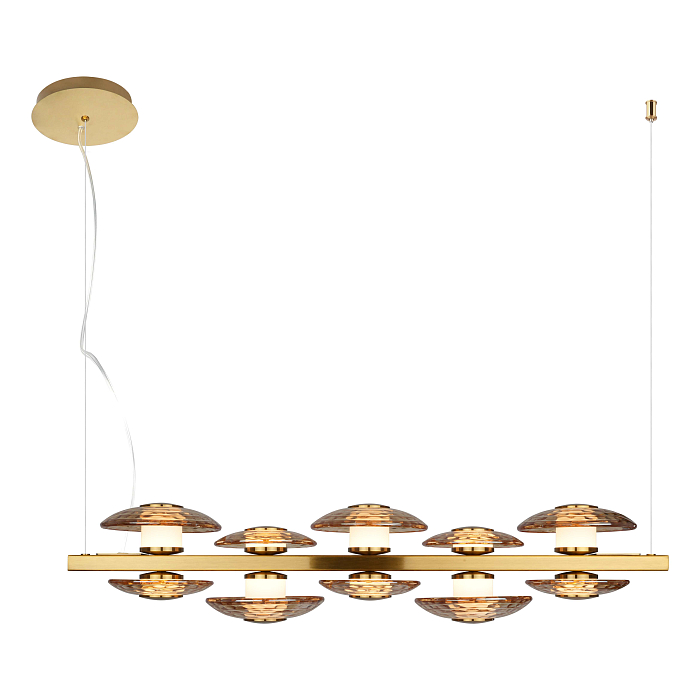 Люстра NewRgy 9451AP/10 AMBER