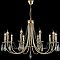 Люстра Crystal Lux VICTORIA SP10 GOLD/AMBER