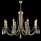Люстра Crystal Lux VICTORIA SP8 GOLD/AMBER